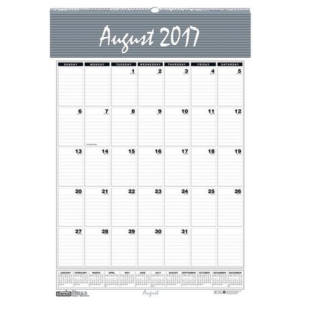 HOUSE OF DOOLITTLE House Of Doolittle 338 12 x 12 in. 2018 Seasonal Wall Calendar & 100 Percentage Recycled; Blue 338